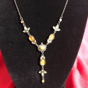 Faux Stone Necklace